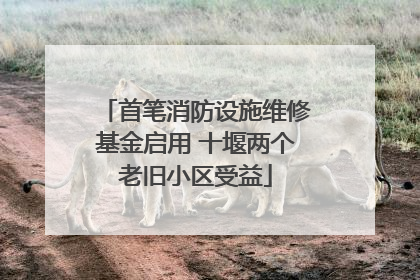 首笔消防设施维修基金启用 十堰两个老旧小区受益