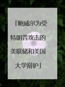 鲍威尔为受特朗普攻击的美联储和美国大学辩护