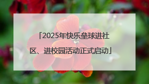 2025年快乐垒球进社区、进校园活动正式启动