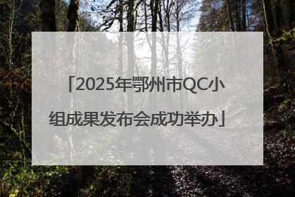 2025年鄂州市QC小组成果发布会成功举办