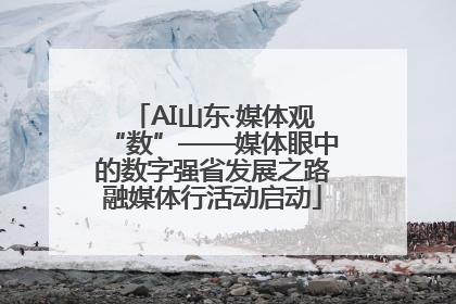 AI山东·媒体观“数”——媒体眼中的数字强省发展之路融媒体行活动启动